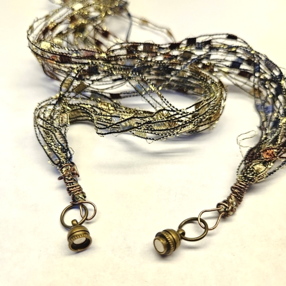Handmade Polymer Clay Dragonfly Necklace - Picture 4 of 6